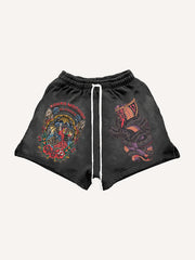 Hand of Faith Blessing Tattoo Shorts