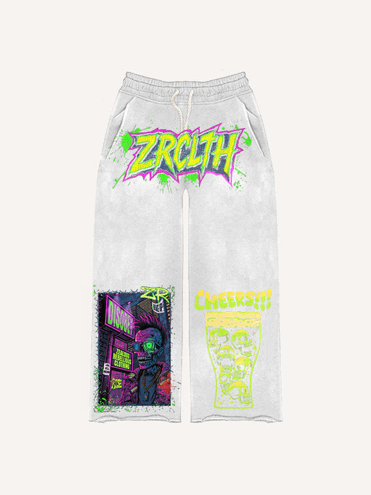 Halloween zombie trendy trousers