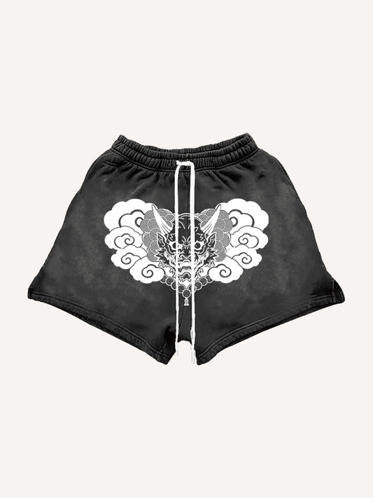 Handsome tattoo shorts