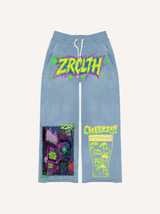 Halloween zombie trendy trousers