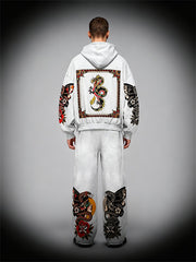 Symmetrical Print Comfortable Retro Girl Fashion Sweatshirt