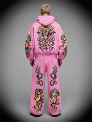 Retro Girl Tattoo Sexy Print Sweatshirt