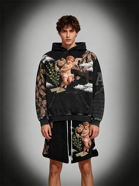 High-end sweatshirt with Holy Son print