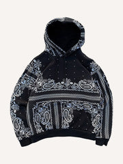 Kapuzenpullover mit Figure&Wing-Grafikdruck und schrägen Taschen