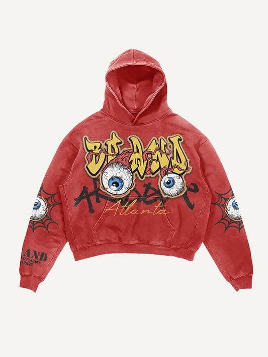 Ancient God Eye Hand-painted Y2K Style Trendy Sweatshirt