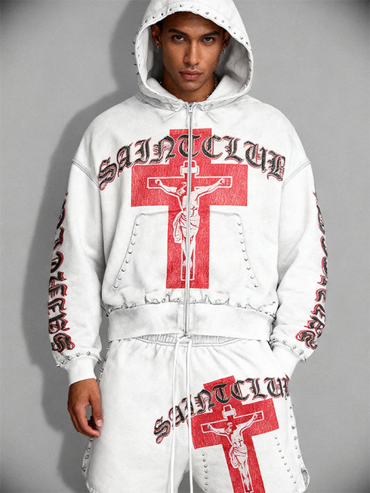 Holy Cross Classic Old Jesus Bless Me Sweatshirt