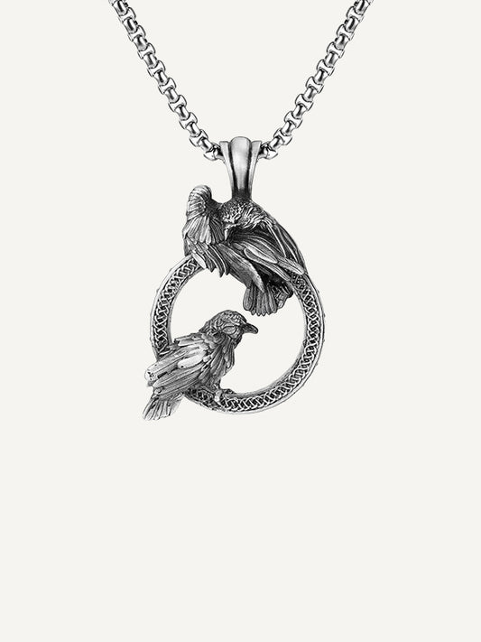 Messenger of Good News Bird Metal Necklace