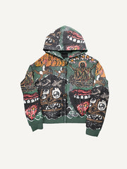 Trendy graffiti style Jesus bless everyone sweatshirt