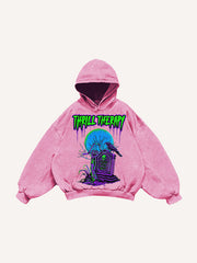 Kapuzenpullover mit Figure&Wing-Grafikdruck und schrägen Taschen