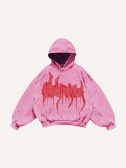 Japanese hand-painted mythical beast limited edition print sweatshirt