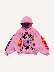 Halloween Graffiti Skull Funny Print Fashion Sweatshirt