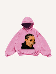 Dirty braids handsome hip-hop funny trendy sweatshirt