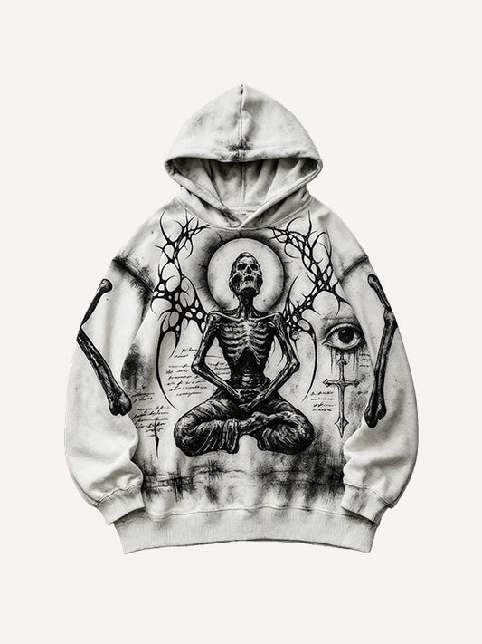 Meditation on the Meaning of Heaven in Hell Hoodie