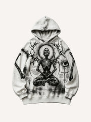 Meditation on the Meaning of Heaven in Hell Hoodie