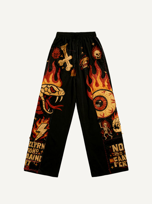 Unique Halloween print pants