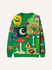 The Secret That Cannot Be Told Themed Printed Sweatshirt