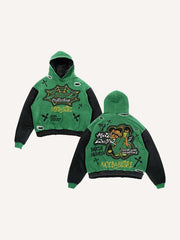 Y2K style handsome street anime sweatshirt