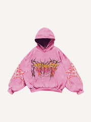 Double Flag Lion Hand-Painted Limited Edition Sweatshirt