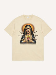 Sacred Heart Virgin Mary Graphic Tee