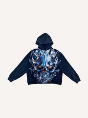 Kapuzenpullover mit Figure&Wing-Grafikdruck und schrägen Taschen