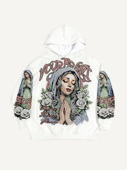 Faith in Our Lady of Christ Free Shipping for Me My Family and Friends Trendy Hoodies