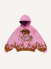 Holy Cross Flame Skull Rap Sweatshirt