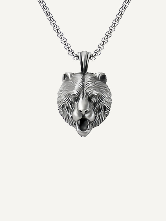 Power of Nature Brown Bear Necklace