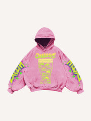 Kapuzenpullover mit Figure&Wing-Grafikdruck und schrägen Taschen