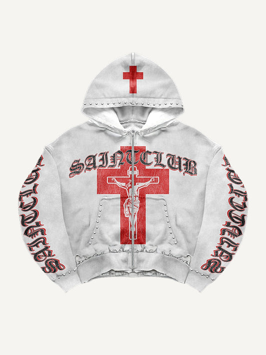 Holy Cross Classic Old Jesus Bless Me Sweatshirt