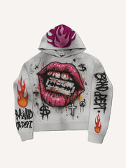 A woman with bright red lips might be a delinquent