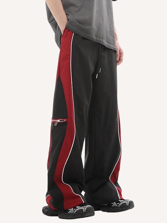 Colorblock Drawstring Waist Sweatpants