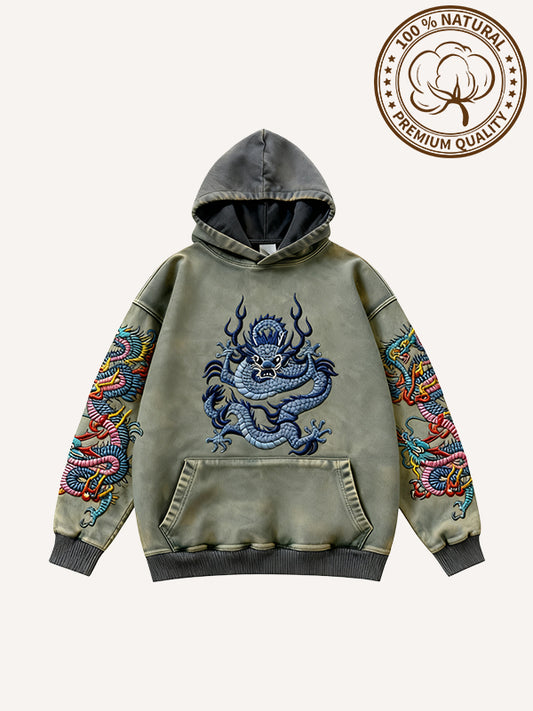 loong Soars Across the Seas Soaring to Great Heights Hoodie(unisex)