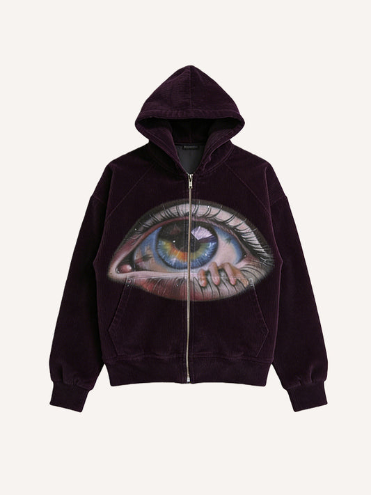 Clear Eyes Comfortable Corduroy Sweatshirt