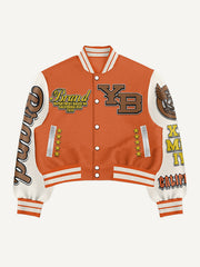New splicing lightweight rap baseball jacket