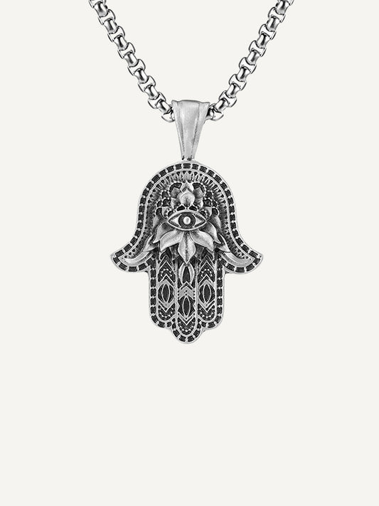 Hand of Tima Classic Metal Necklace
