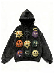 HD patch print comfortable sweatshirt