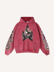 No one should be the clown in love Pure cotton printed sweatshirt