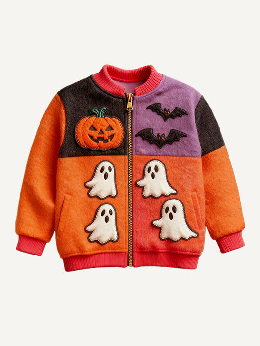Halloween cute pumpkin themed costume jacket