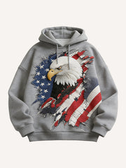 American Spirit Graphic Print Gift for Dad Hoodie