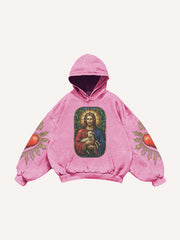 Believe in God and be with me trendy print pattern