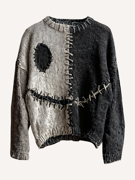 Halloween horror skull element sweatshirt