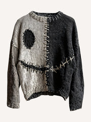 Halloween horror skull element sweatshirt