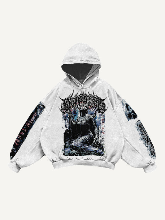 Dark style hip-hop sweatshirt