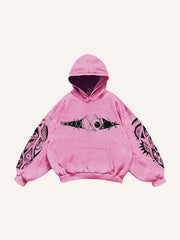 Horror Human Skin Eye Totem Sweatshirt