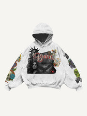 Statue of Liberty trendy distressed sweatshirt