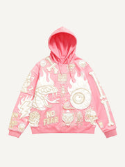 Unique Halloween print sweatshirt