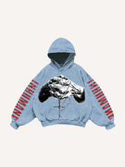 Angels Everywhere Print Sweatshirt