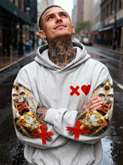 Super new handsome retro music cover trendy sweatshirt