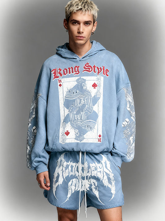 Beast Emperor Playing Card Art Design Sweatshirt