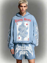 Beast Emperor Playing Card Art Design Sweatshirt